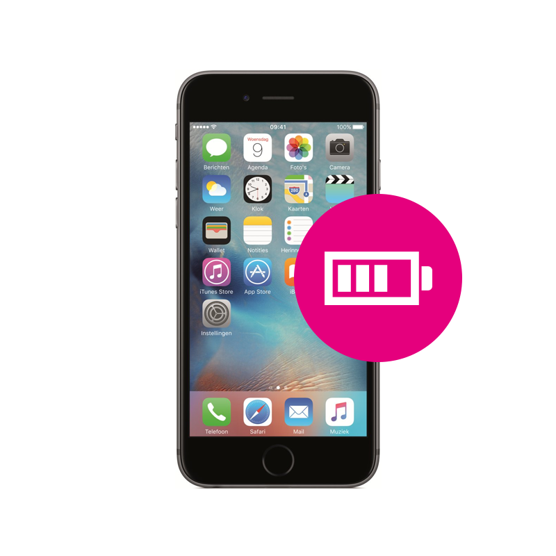 Onveilig Mier Ezel iPhone 6s batterij vervangen - Tuffel
